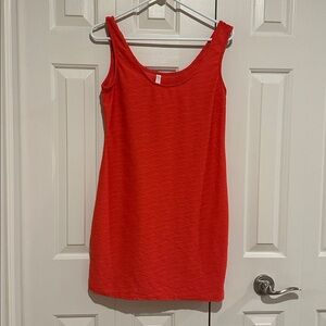 EUC coral mini dress